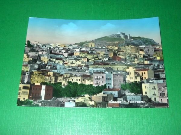 Cartolina Sciacca - Panorama - 1957