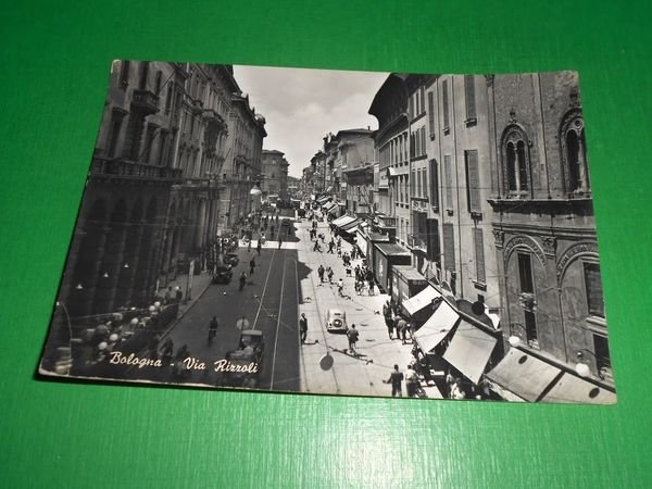 Cartolina Bologna - Via Rizzoli 1955 | Immagine principale