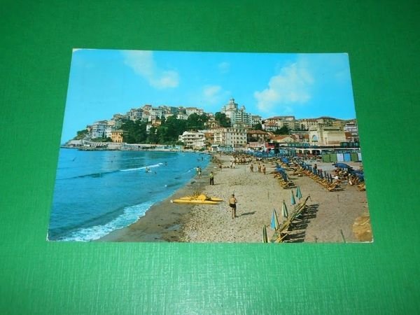 Cartolina Imperia - Riviera dei Fiori - La spiaggia d'oro …