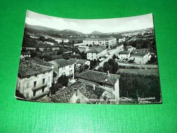 Cartolina Montegrotto Terme (Padova) - Panorama 1958