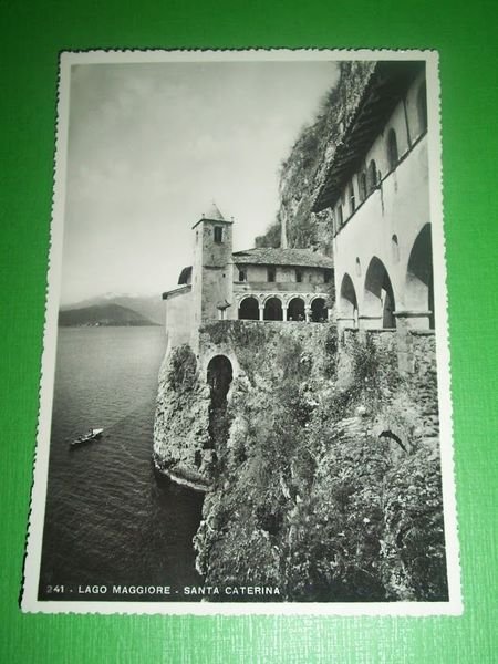 Cartolina Lago Maggiore - Santa Caterina del Sasso - Particolare …