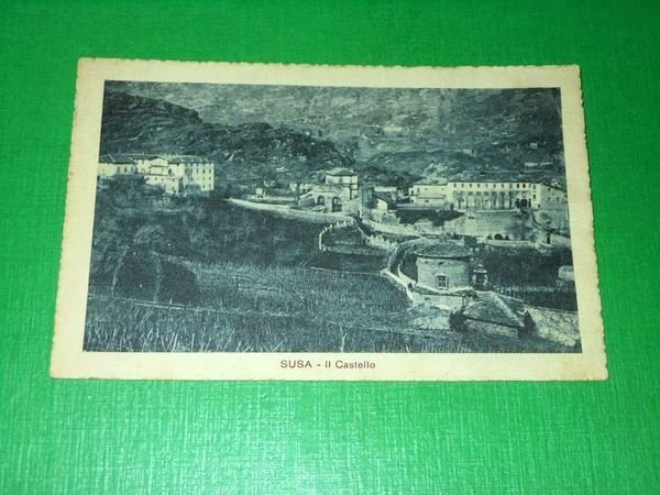 Cartolina Susa - Il Castello 1925 ca