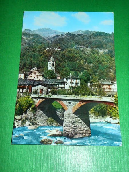 Cartolina Chialamberto - Ponte sulla Stura 1968