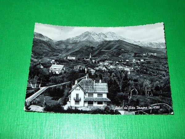 Cartolina Saluti da Rota Imagna - Panorama 1957