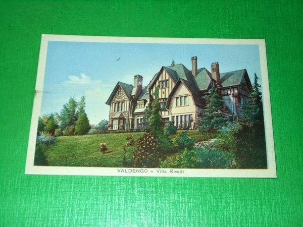 Cartolina Valdengo - Villa Rivetti 1930 ca