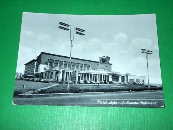 Cartolina S. Donato MIlanese - Motel Agip 1959