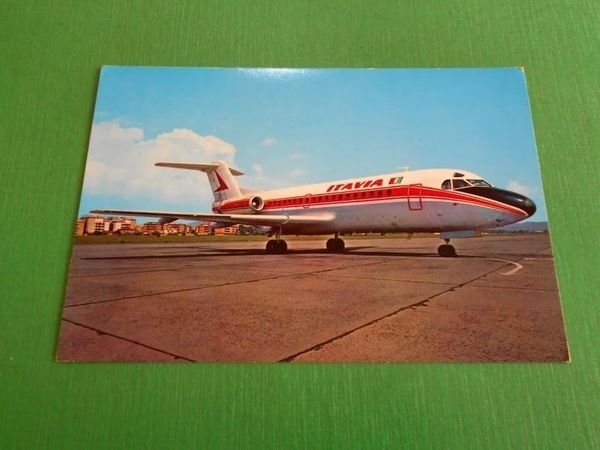 Cartolina Roma - Aeroporto Ciampino Ovest - Fokker F.28 Jet …