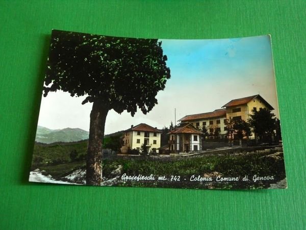 Cartolina Crocefieschi - Colonia Comune di Genova 1969