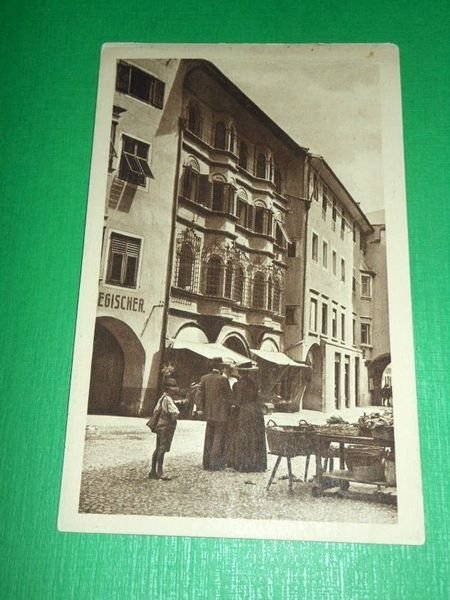 Cartolina Bressanone - Piazza del Duomo 1920 ca