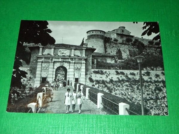 Cartolina Brescia - Il Castello 1955 ca