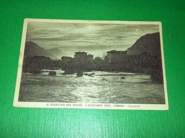 Cartolina Il disastro del Gleno - 1° Dicembre 1923 - …