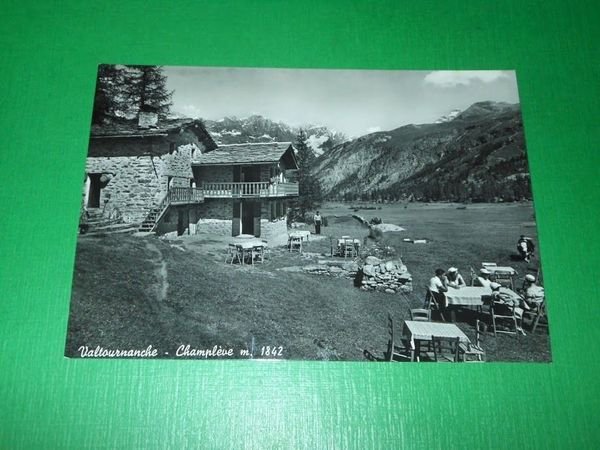 Cartolina Valtournanche - Champlève 1960 ca