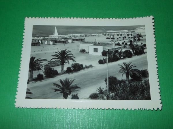 Cartolina Marina di Massa - Spiaggia 1951