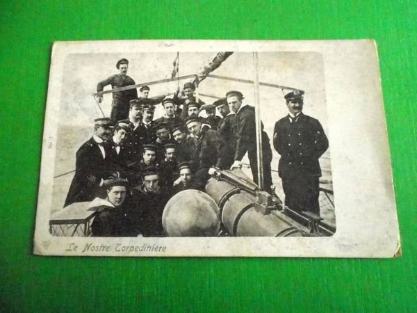 Cartolina Marina Militare Italiana - Le nostre torpediniere 1910 ca
