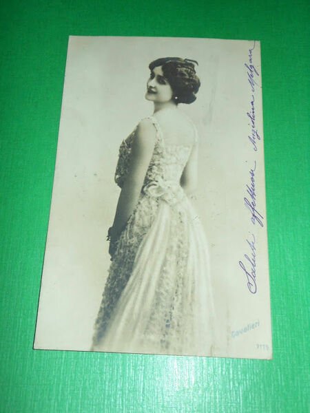 Cartolina Cinema Lirica Spettacolo - LINA CAVALIERI 1902 #