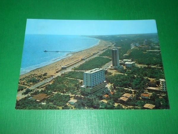 Cartolina Lignano Pineta - Veduta aerea 1964