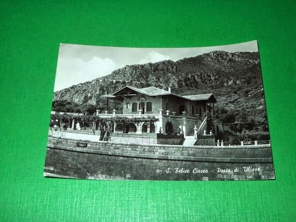 Cartolina S. Felice Circeo - Porto di Ulisse 1956