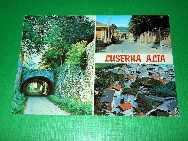 Cartolina Luserna Alta - Vedute diverse 1984