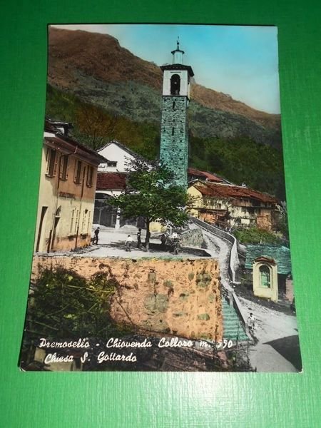 Cartolina Premosello - Chiovenda Colloro - Chiesa S. Gottardo 1960 …