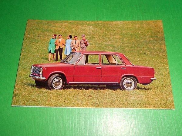 Cartolina Pubblicità Auto - FIAT 124 1970 ca. ( rif. … | Immagine principale