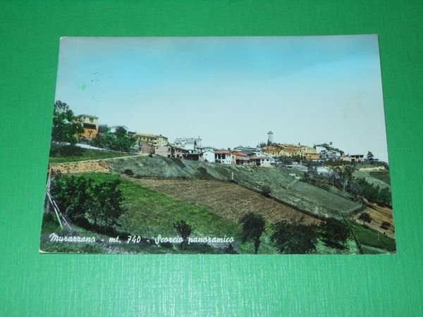 Cartolina Murazzano ( Cuneo ) - Scorcio panoramico 1965