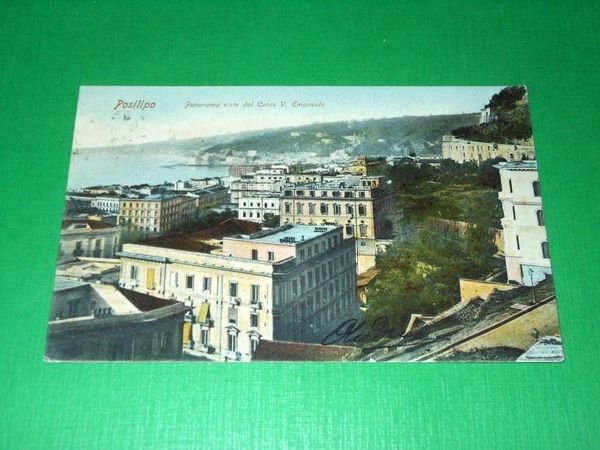 Cartolina Posillipo - Panorama visto dal Corso V. Emanuele 1903 | Immagine Gallery 1