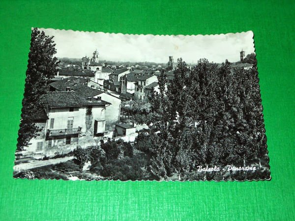 Cartolina Balzola - Panorama 1960