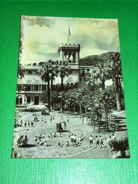 Cartolina Arenzano - Colonia Marina Giuseppe Giraudi 1955 ca