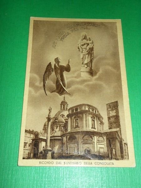 Cartolina Torino - Ricordo dal Santuario della Consolata 1938 | Immagine Gallery 1