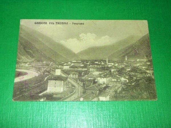 Cartolina Gardone Val Trompia - Panorama 1911
