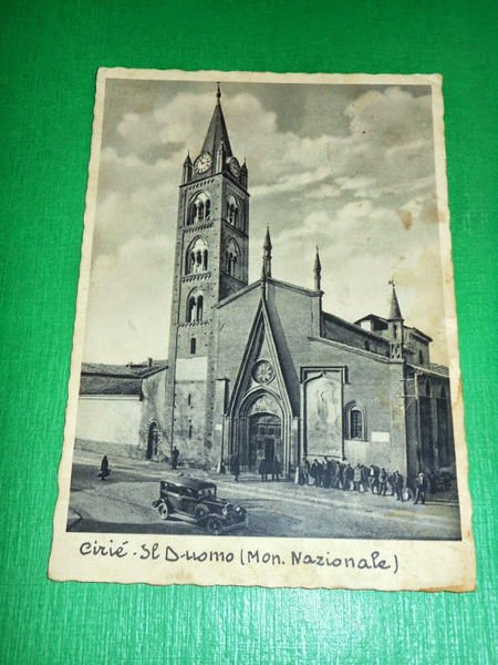 Cartolina Cirié - Il Duomo 1949 | Immagine principale