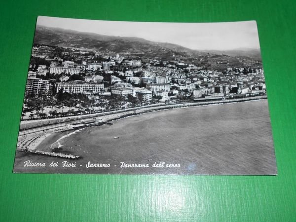 Cartolina Sanremo - Panorama dall' aereo 1962