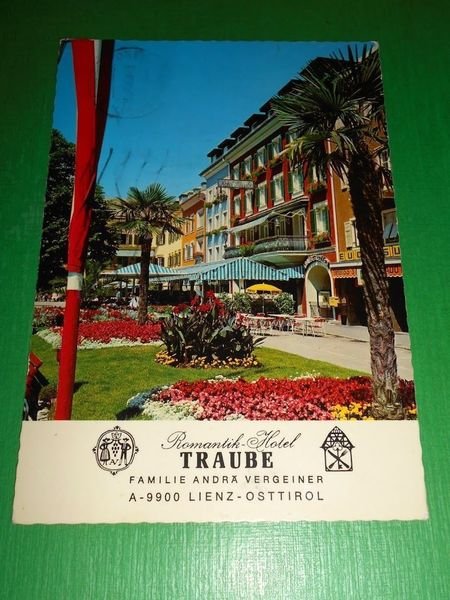 Cartolina Lienz Osttirol - Romantik Hotel Traube 1974