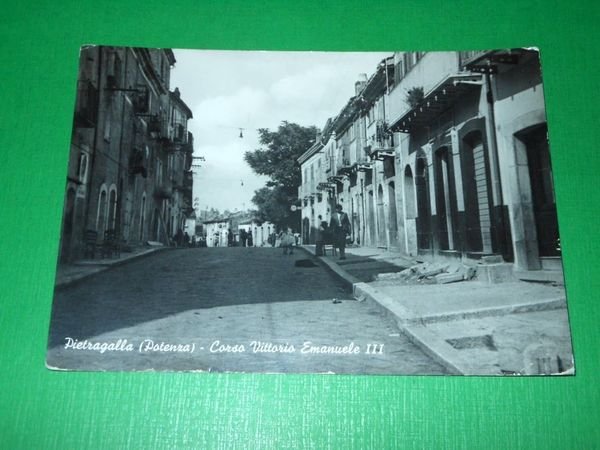 Cartolina Pietragalla ( Potenza ) - Corso Vittorio Emanuele III …