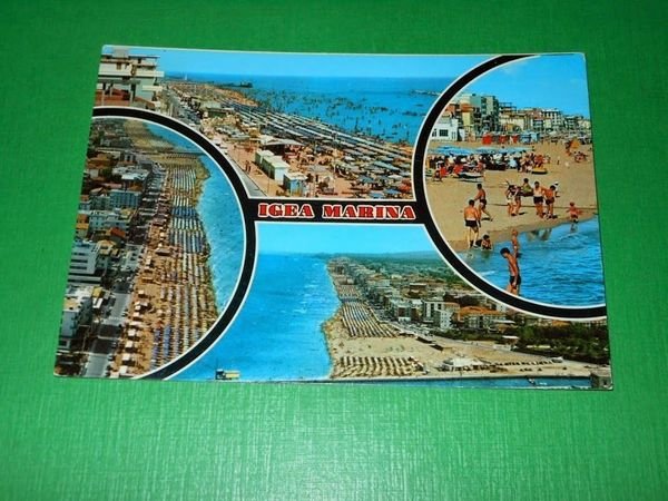 Cartolina Igea Marina - Vedute diverse 1972