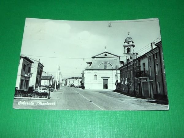Cartolina Solarolo ( Mantova ) - Particolare 1970