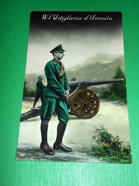 Cartolina Militaria Artiglieria - W. l' Artiglieria d' Armata 1920 …