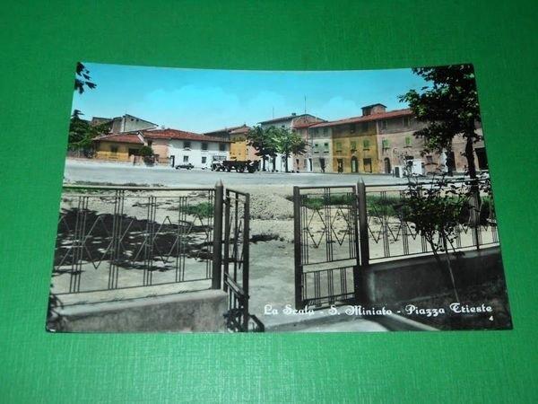 Cartolina La Scala - S. Miniato - Piazza Trieste 1960 …