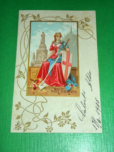 Cartolina Milano - Particolare 1905