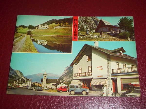 Cartolina Calviere - Vedute diverse 1977