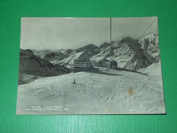 Cartolina Valle d' Aosta - Plan Maison di Cervinia 1958 | Immagine principale