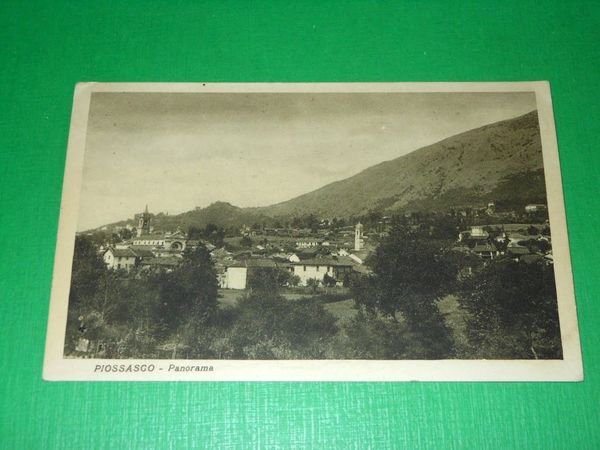 Cartolina Piossasco - Panorama 1930 ca