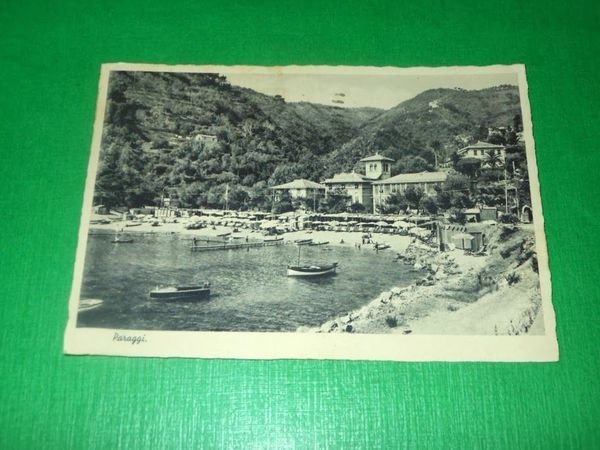 Cartolina Paraggi - Scorcio panoramico 1936