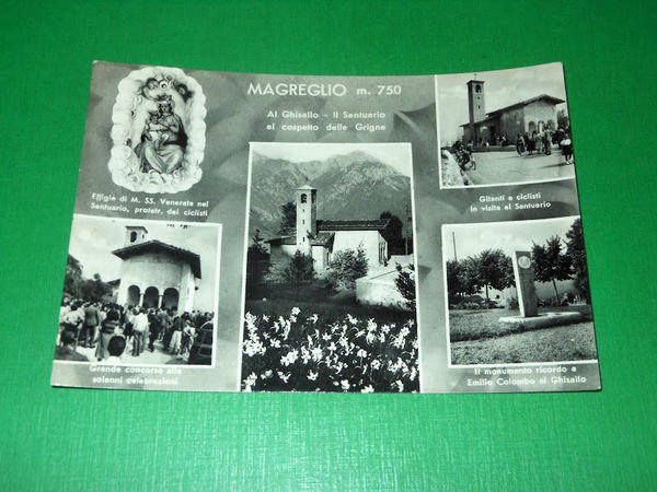 Cartolina Magreglio - Vedute diverse 1956