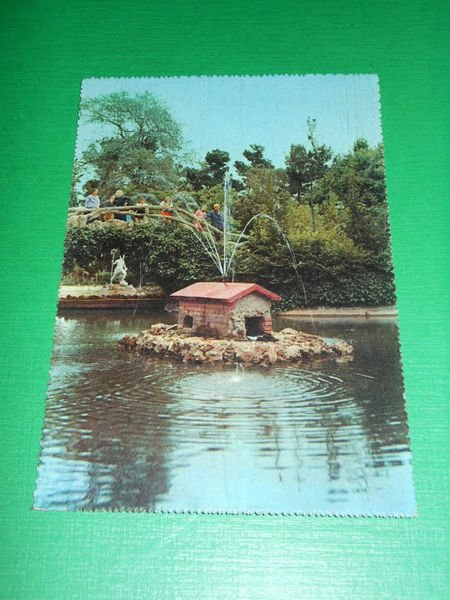 Cartolina Chieti - Villa Comunale - Laghetto 1968