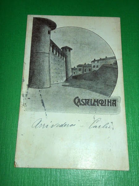 Cartolina Castelletto Molina / Castelmolina - Veduta 1902
