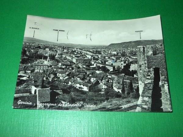 Cartolina Gorizia - Panorama dal Castello Veneto 1956 | Immagine Gallery 1