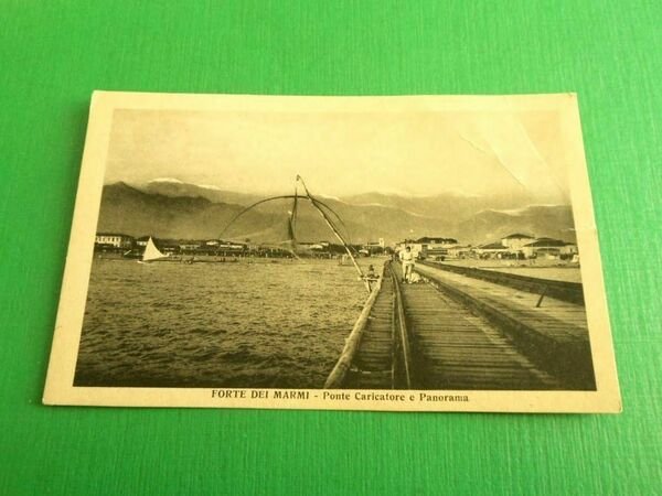 Cartolina Forte dei Marmi - Ponte Caricatore e Panorama 1940 …