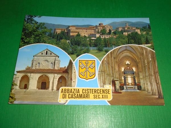 Cartolina Veroli - Abbazia Cistercense di Casamari 1984