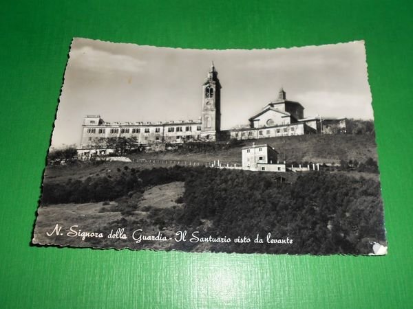 Cartolina Genova - Santuario di N. S. della Guardia visto …